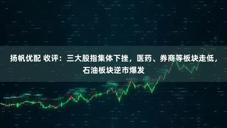 扬帆优配 收评：三大股指集体下挫，医药、券商等板块走低，石油板块逆市爆发